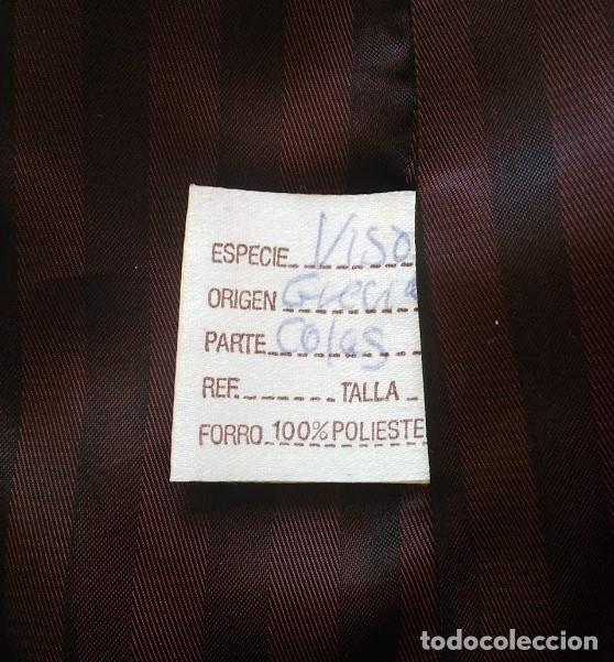 Segunda mano: ABRIGO DE PIEL DE VIS&Oacute;N, TALLA M, 40-42. - Foto 23