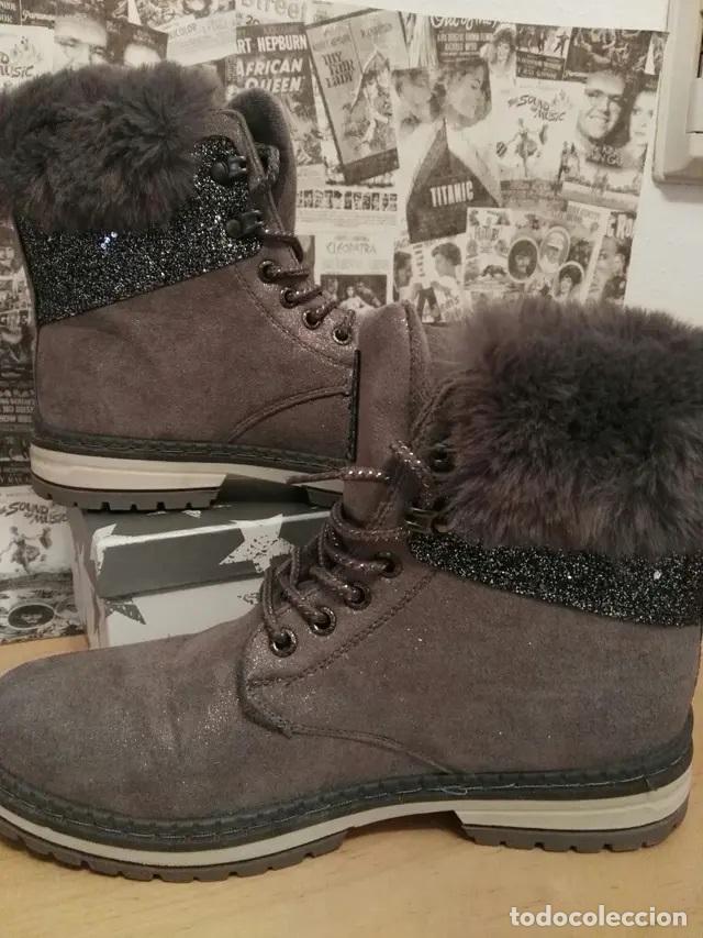 Botas botines peluche talla 41 - Vendido en Venta Directa - 235809385