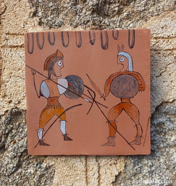 Segunda mano: Azulejo guerreros iberos - Foto 1