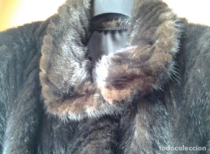Segunda mano: CHAQUET&Oacute;N PIEL de VIS&Oacute;N - Foto 3