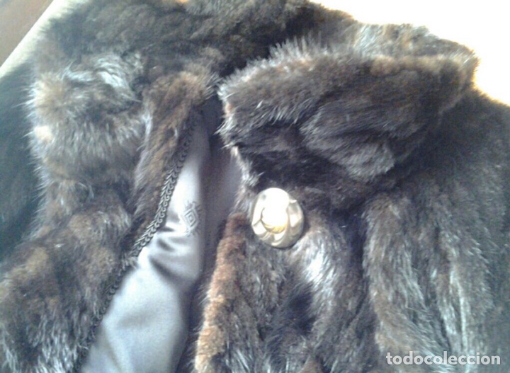 Segunda mano: CHAQUET&Oacute;N PIEL de VIS&Oacute;N - Foto 4