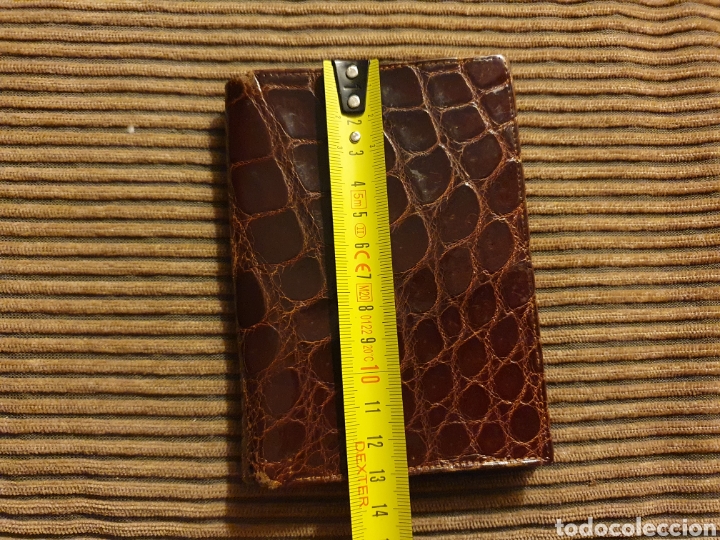 Segunda mano: Cartera monedero vintage marr&oacute;n - Foto 8