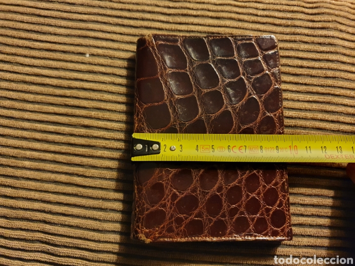 Segunda mano: Cartera monedero vintage marr&oacute;n - Foto 9