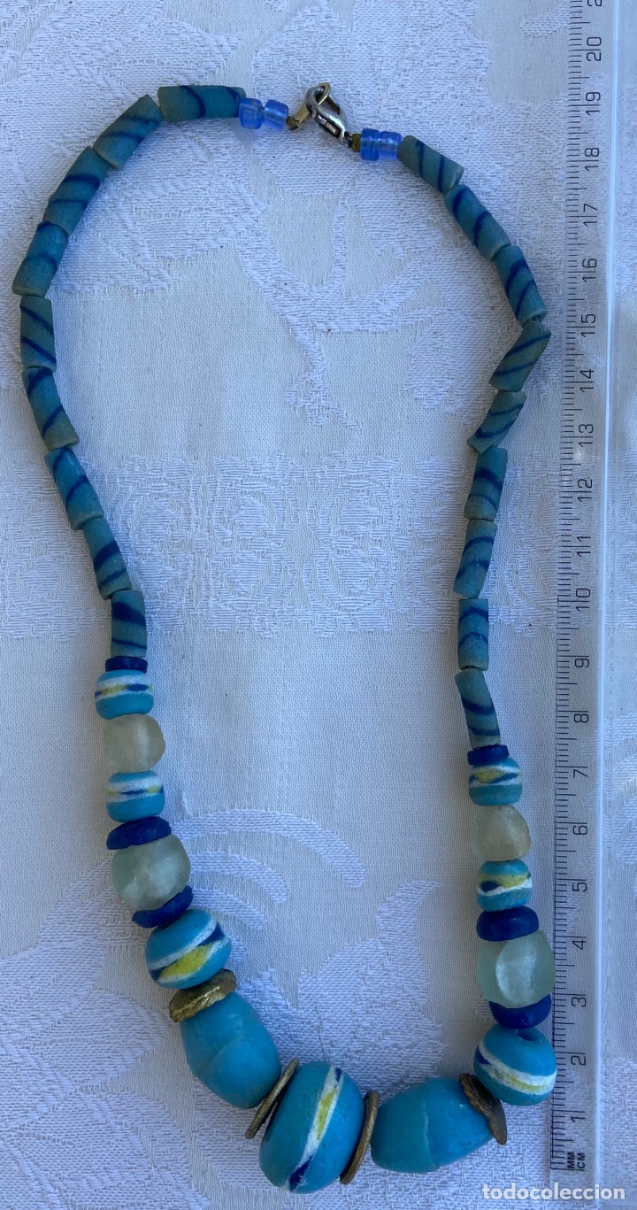 Segunda mano: C-1. Collar cristal y bronce. - Foto 2