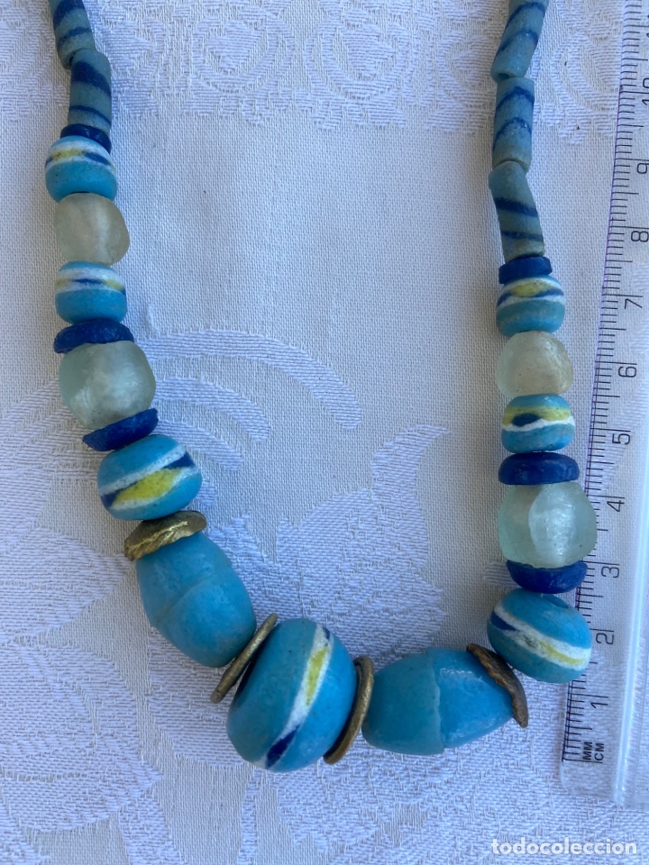 Segunda mano: C-1. Collar cristal y bronce. - Foto 1