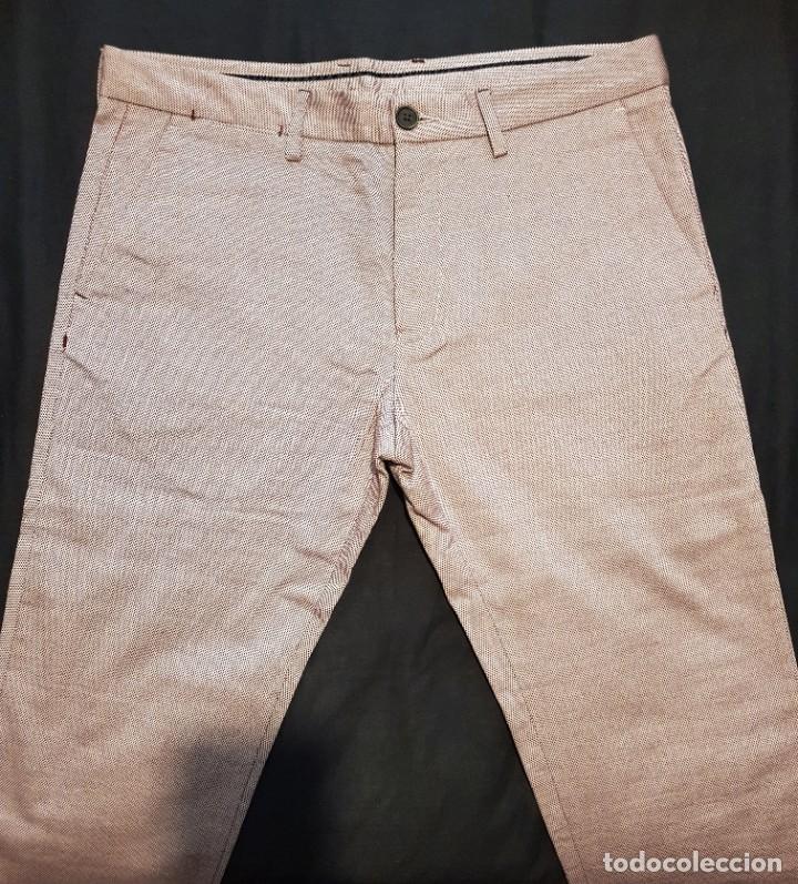 pantalón hombre, zara, burdeos, talla 42, nuevo - Comprar ropa y  complementos de segunda mano en todocoleccion - 317960678