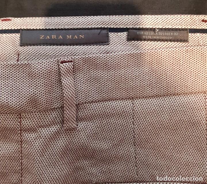 pantalón hombre, zara, burdeos, talla 42, nuevo - Comprar ropa y  complementos de segunda mano en todocoleccion - 317960678