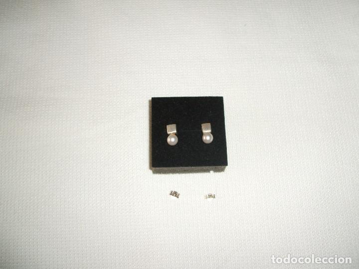 Segunda mano: Pendientes de plata y perla - Foto 1