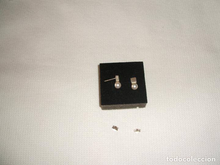 Segunda mano: Pendientes de plata y perla - Foto 2