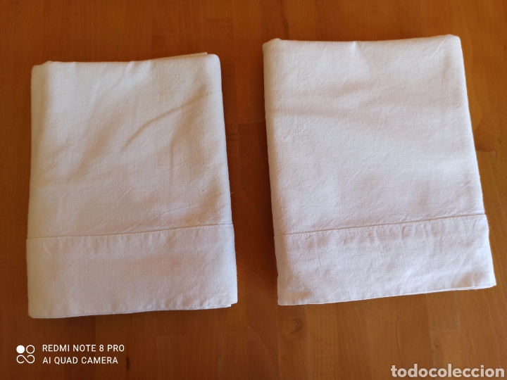 Segunda mano: 2 fundas de almohada, 100% algod&oacute;n - Foto 1