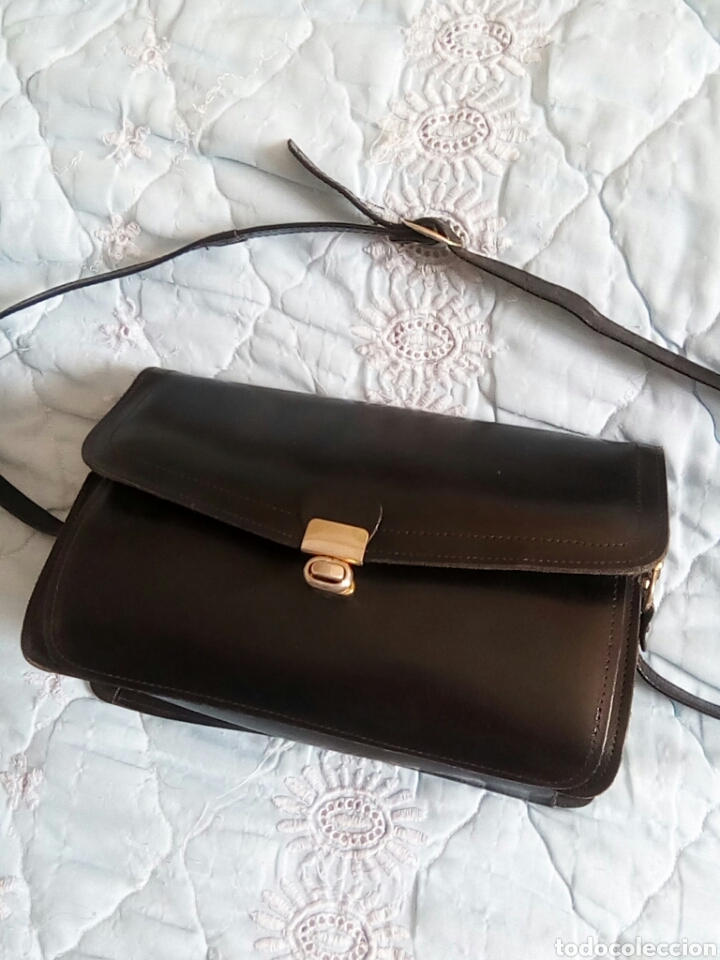 Segunda mano: Bolso cuero/11 compartimentos - Foto 2