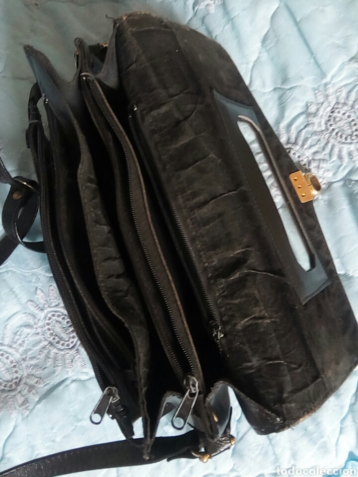 Segunda mano: Bolso cuero/11 compartimentos - Foto 5