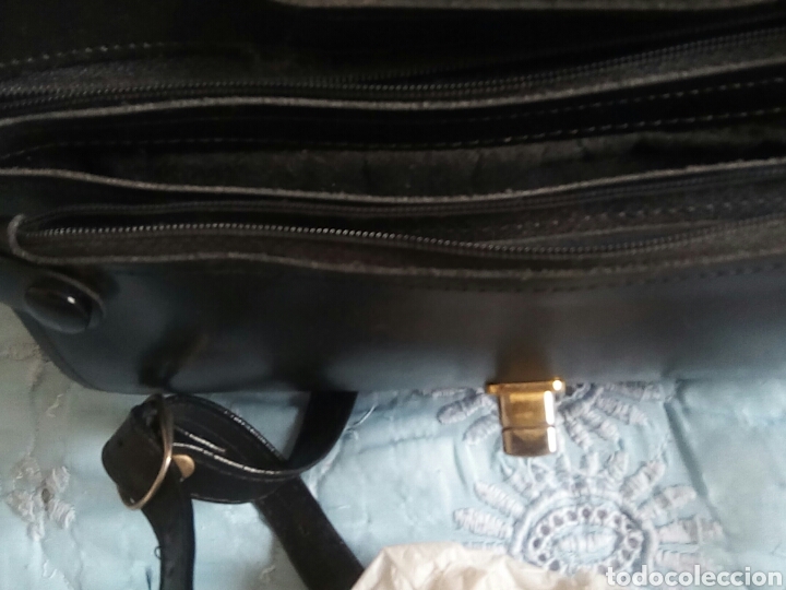 Segunda mano: Bolso cuero/11 compartimentos - Foto 6