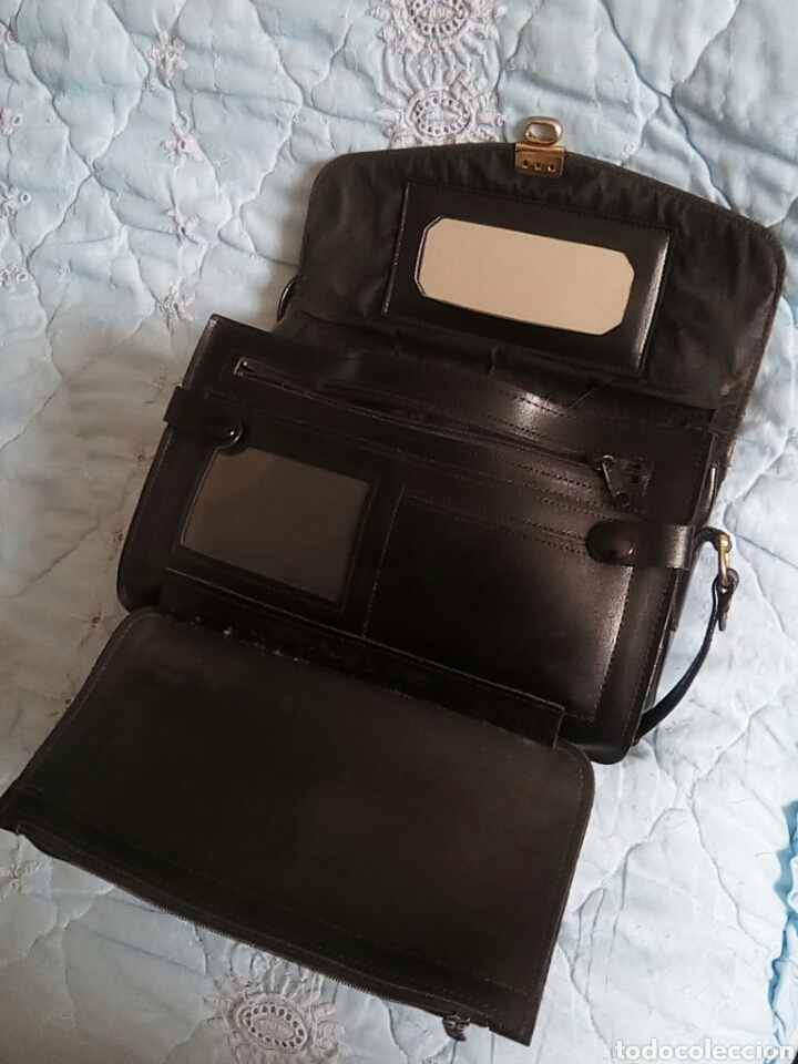 Segunda mano: Bolso cuero/11 compartimentos - Foto 9