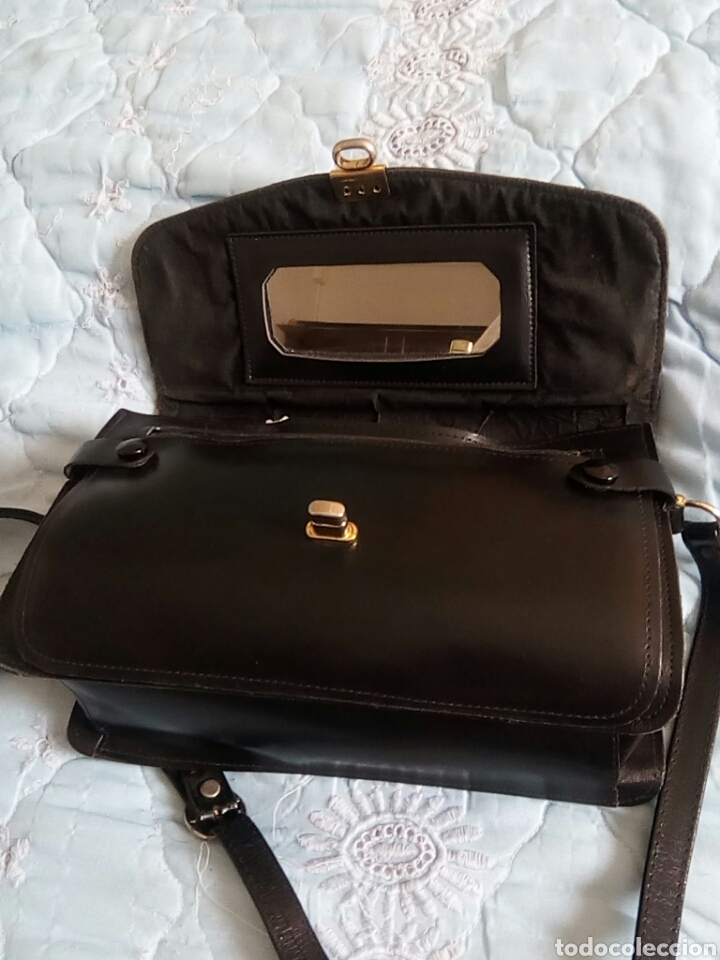 Segunda mano: Bolso cuero/11 compartimentos - Foto 1