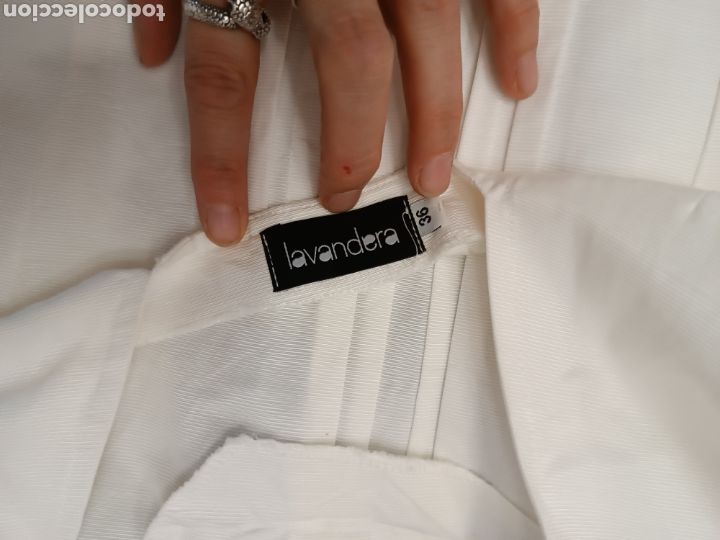 Segunda mano: Vestido blanco Lavandera talla 36 - Foto 5