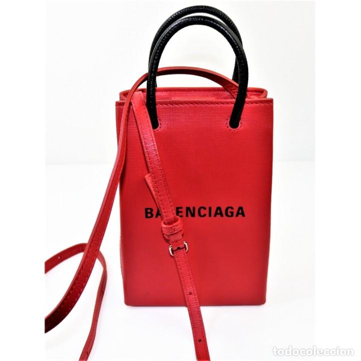 bolso balenciaga mini ”shopping phone holder” - Comprar ropa y complementos  de segunda mano en todocoleccion - 336773883