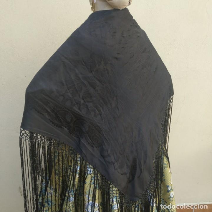 Segunda mano: MANTON DE SEDA ADAMASCADO ( 962 ) - Foto 2