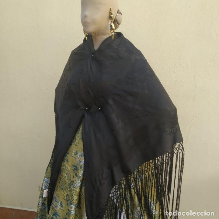 Segunda mano: MANTON DE SEDA ADAMASCADO ( 962 ) - Foto 3
