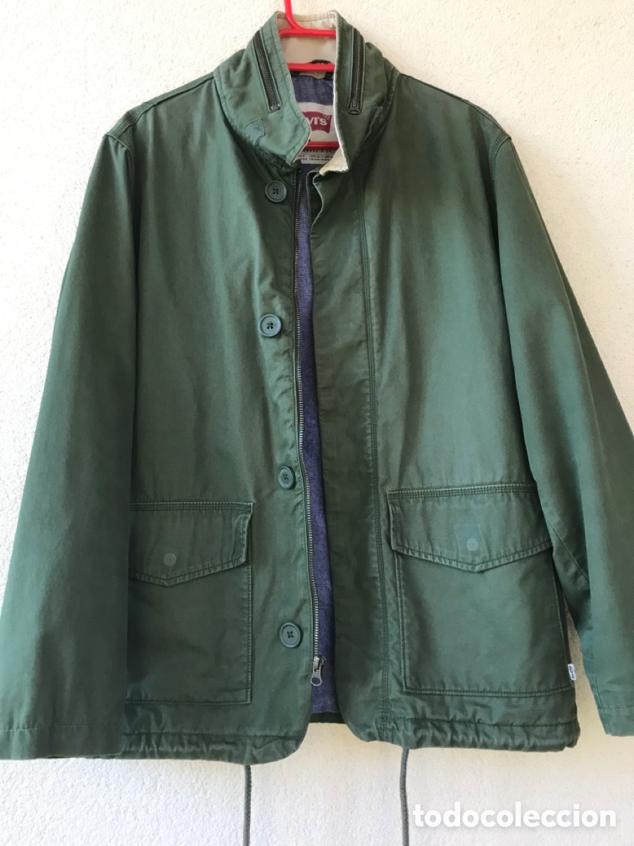 chaqueta de hombre levis. talla verde milita - Comprar Ropa y Complementos de Segunda en todocoleccion - 374879219
