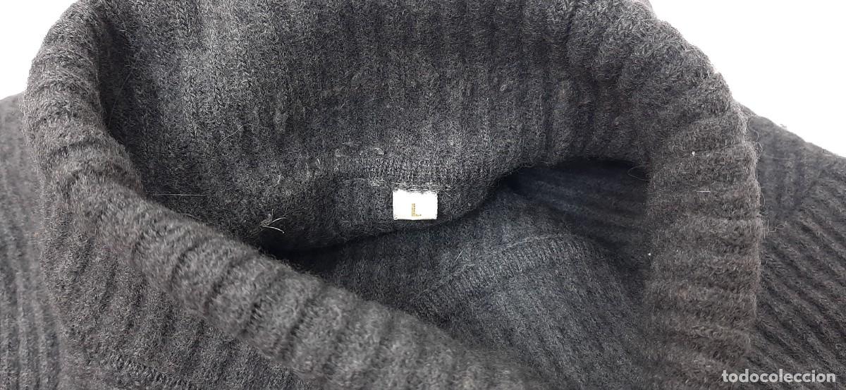 Segunda mano: Su&eacute;ter de polo oversize vintage, gris(16.2) - Foto 7
