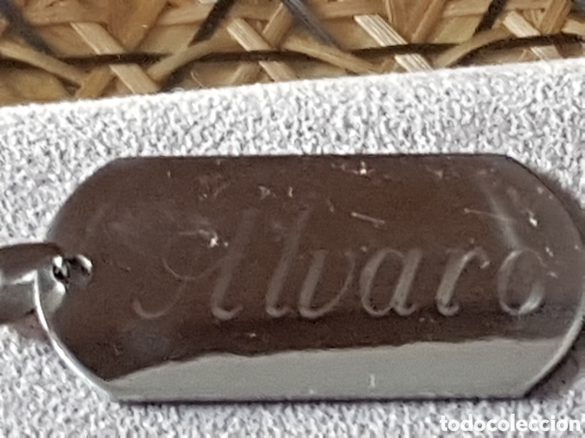 Segunda mano: Placa acero con nombre - Foto 5