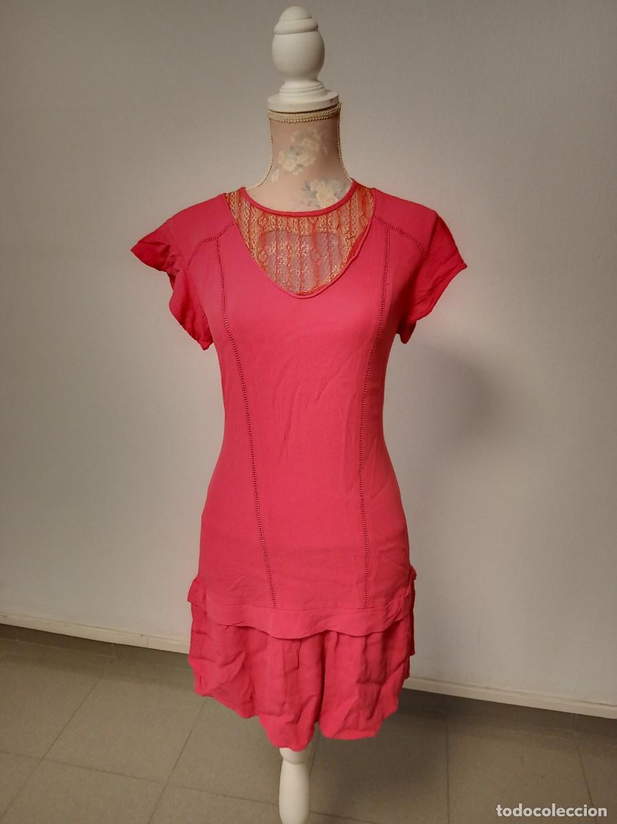 Segunda mano: Vestido manga corta con encaje - Foto 2