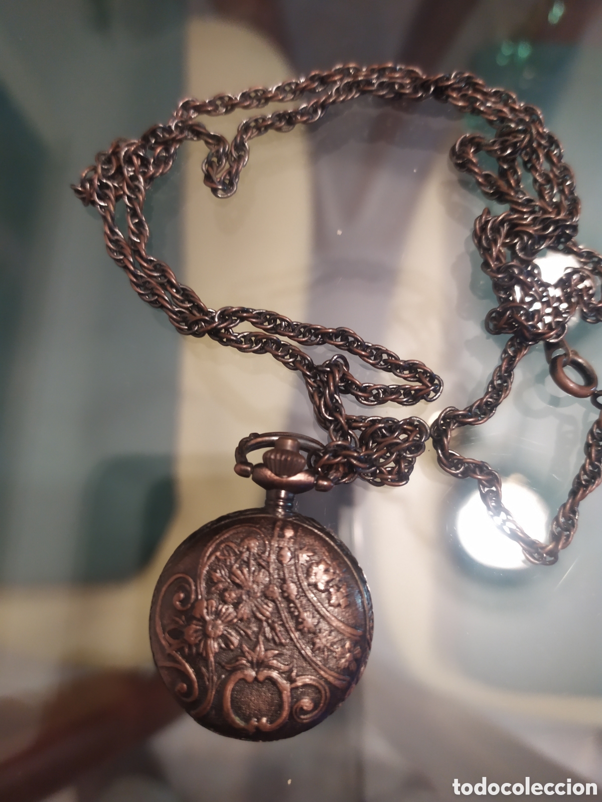 Segunda mano: Collar con reloj, el reloj no funciona - Foto 2