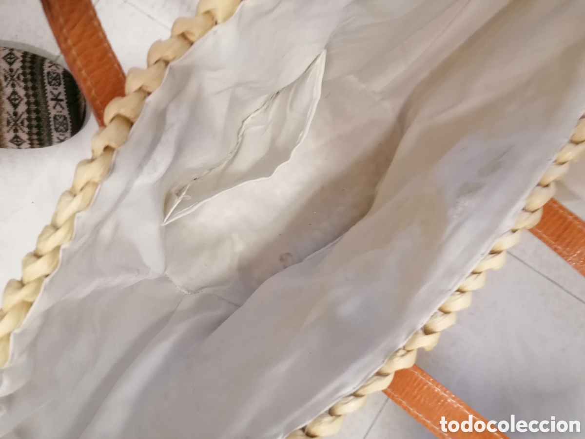 Segunda mano: Bolso natural y asas de piel - Foto 4