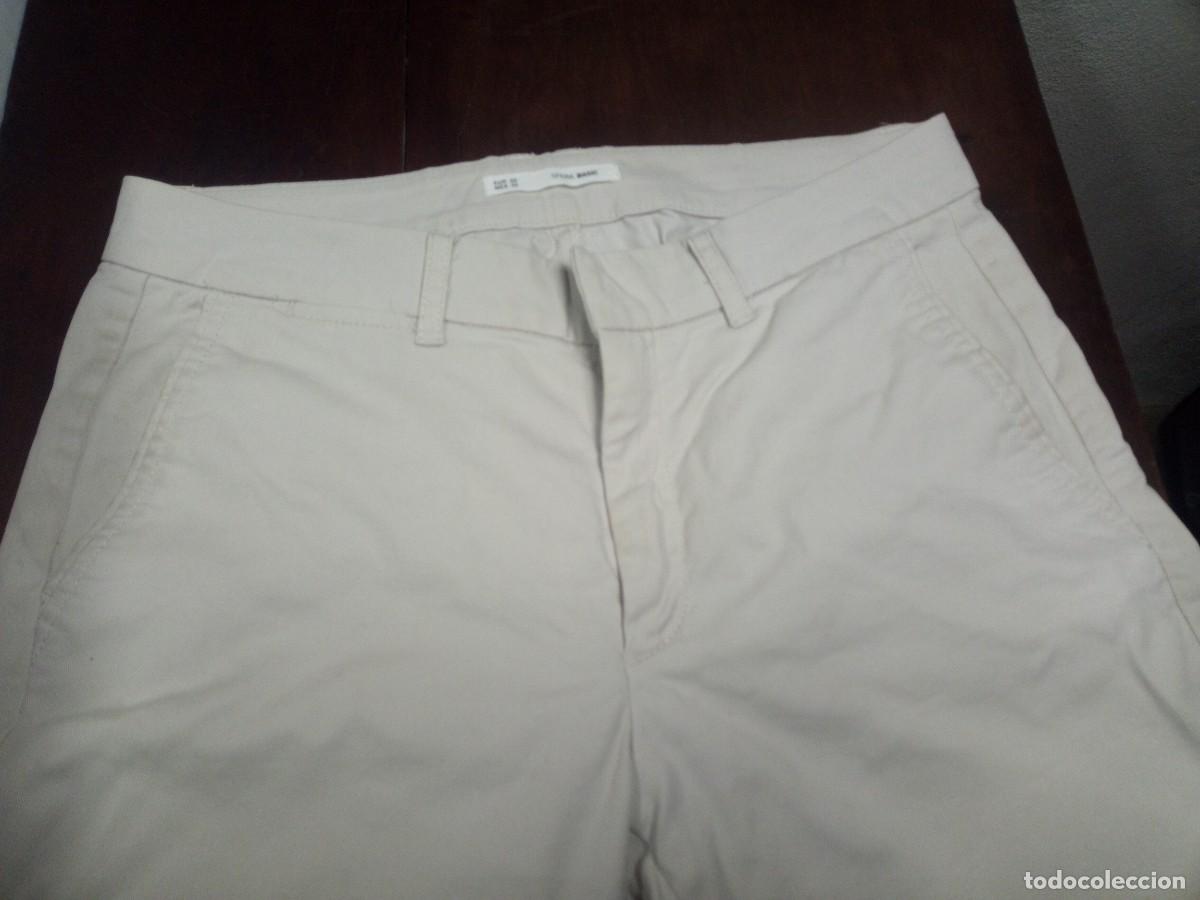 Segunda mano: Pantalones tipo chino beis de Sfera Basic. Talla 40 - Foto 3