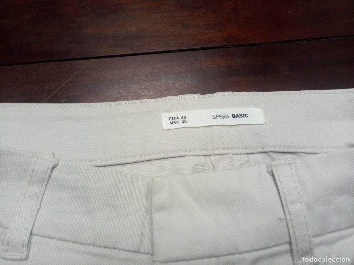 Segunda mano: Pantalones tipo chino beis de Sfera Basic. Talla 40 - Foto 6