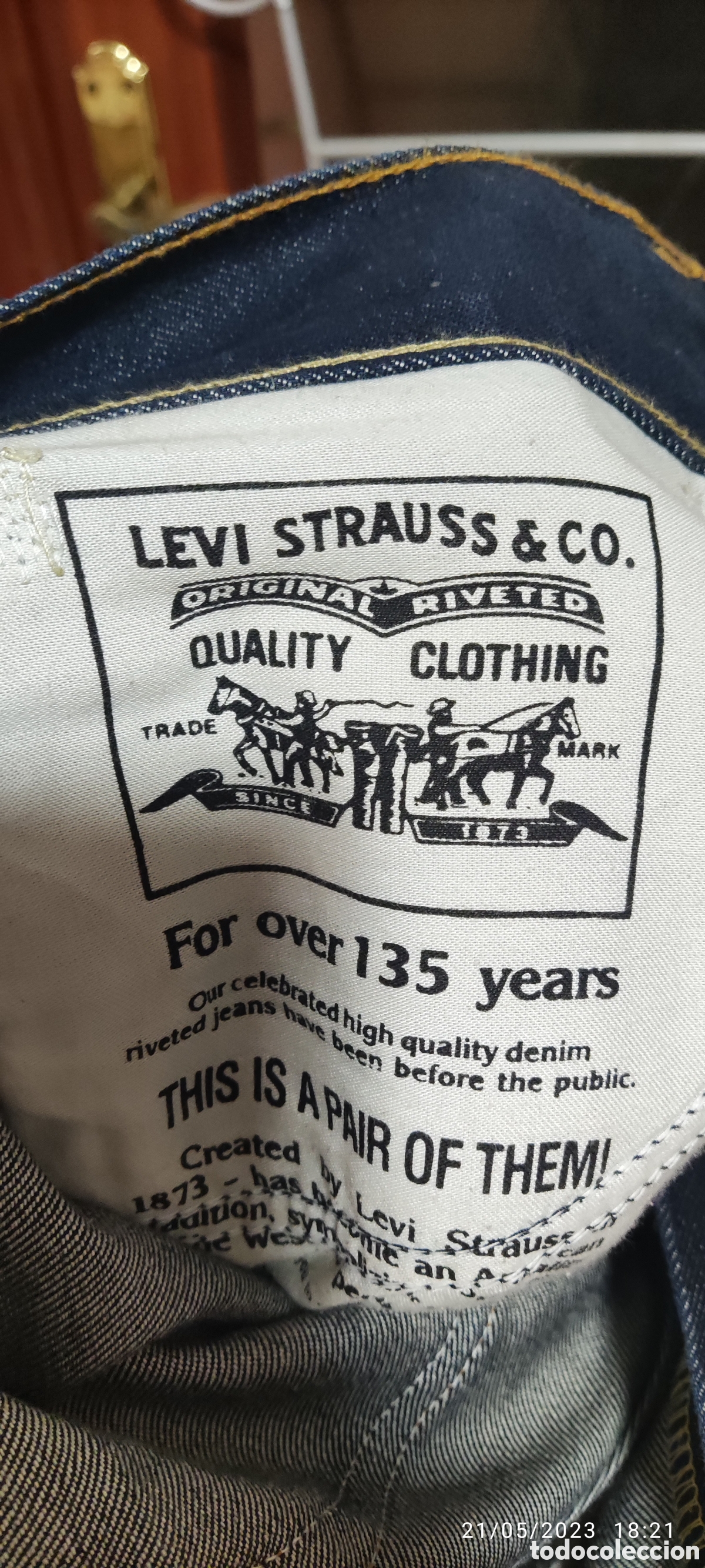 Segunda mano: Pantal&oacute;n original Levis strauss - Foto 4