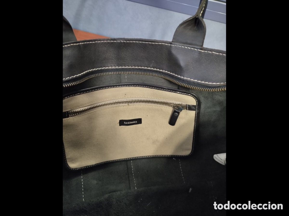 Segunda mano: BOLSO DE PIEL FUN AND BASIC - Foto 6