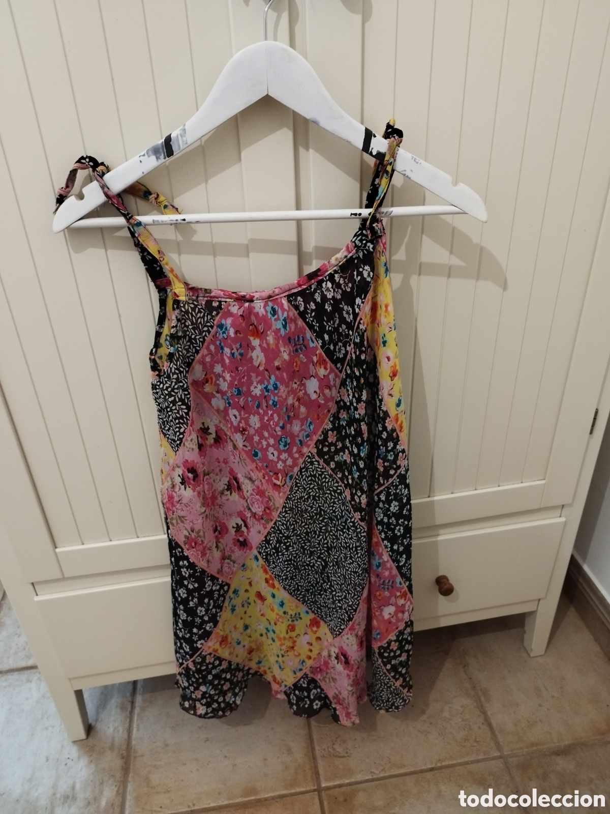 Segunda mano: Vestido corto estampado patchwork - Foto 1