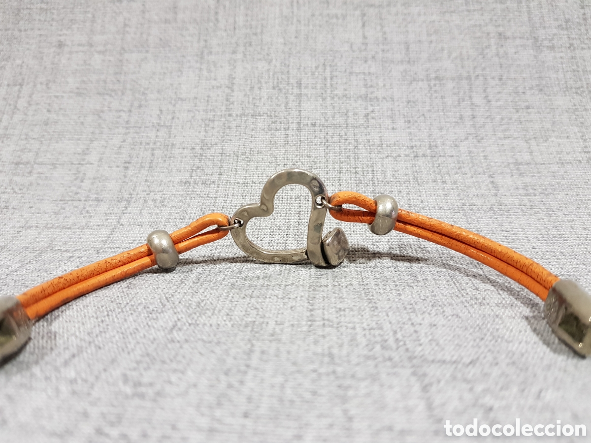 Segunda mano: PULSERA DE CUERO CON CORAZ&Oacute;N DE METAL - Foto 9