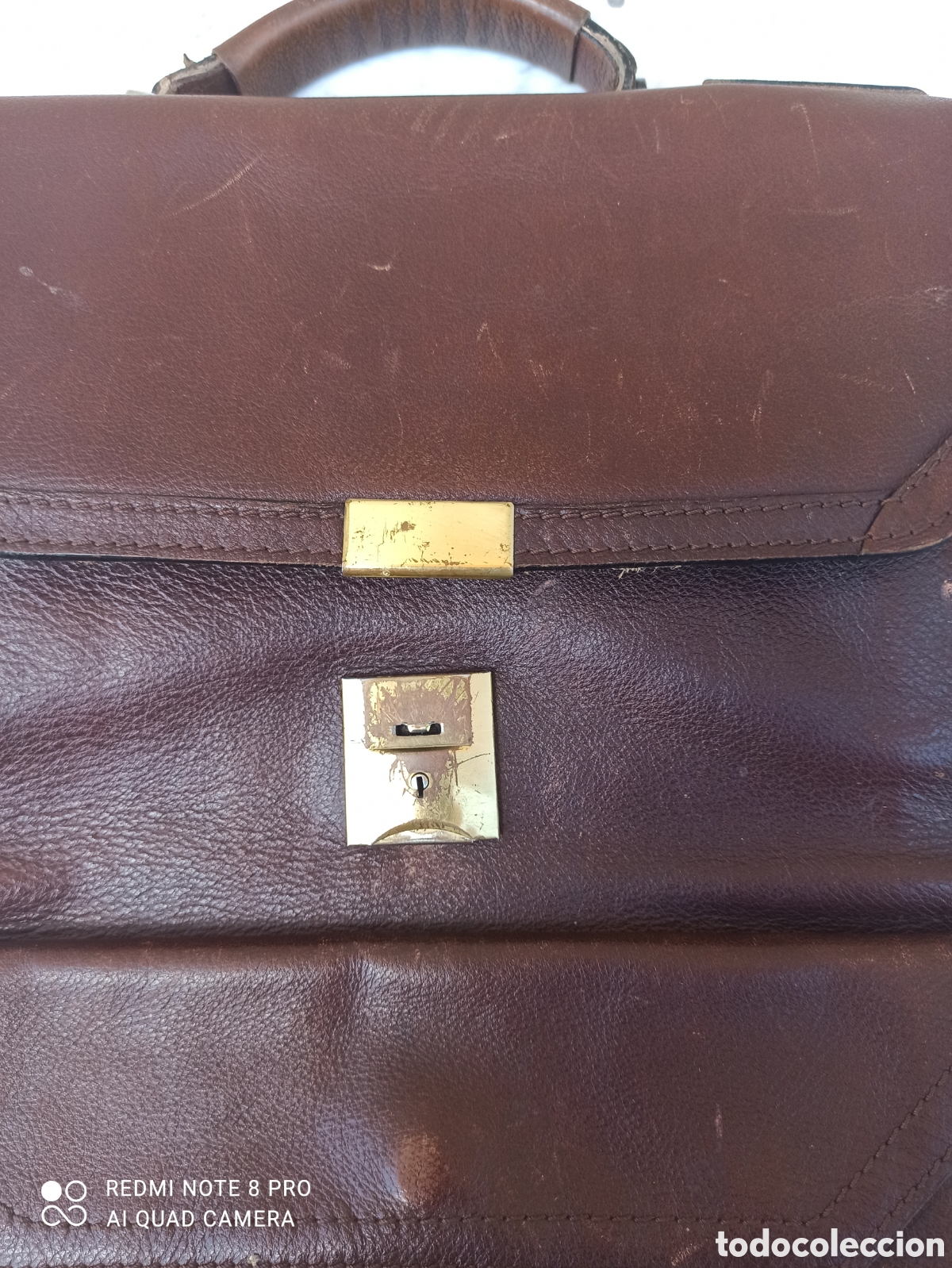 Segunda mano: Bolsa de piel, vintage - Foto 2
