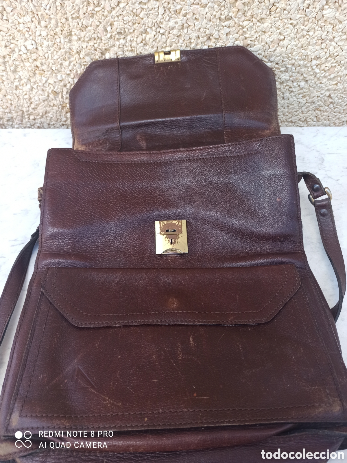 Segunda mano: Bolsa de piel, vintage - Foto 8