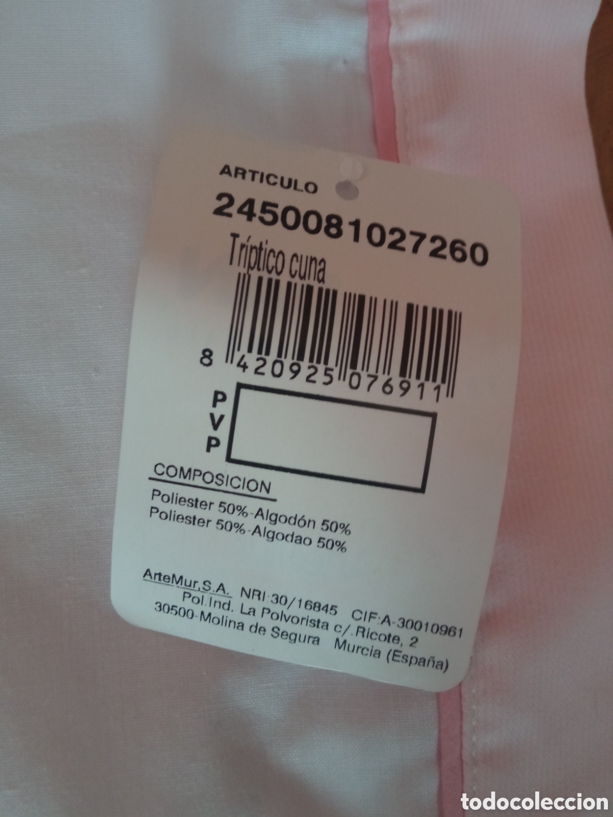 Segunda mano: Sabana de arriba de cuna y funda almohada - Foto 3