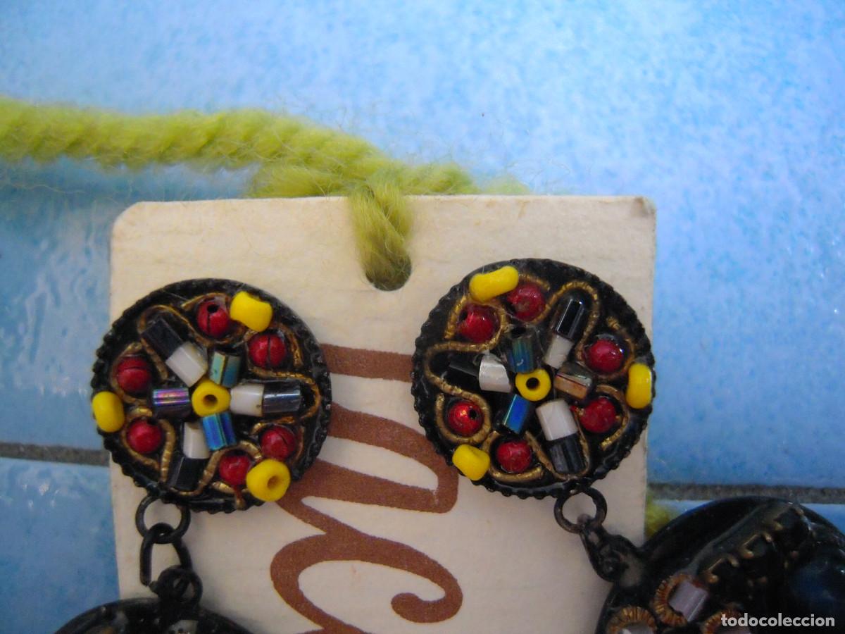 Segunda mano: Pendientes negros y multicolores - Foto 4