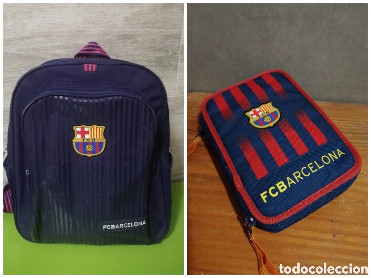 Segunda mano: Mochila y estuche bar&ccedil;a - Foto 1