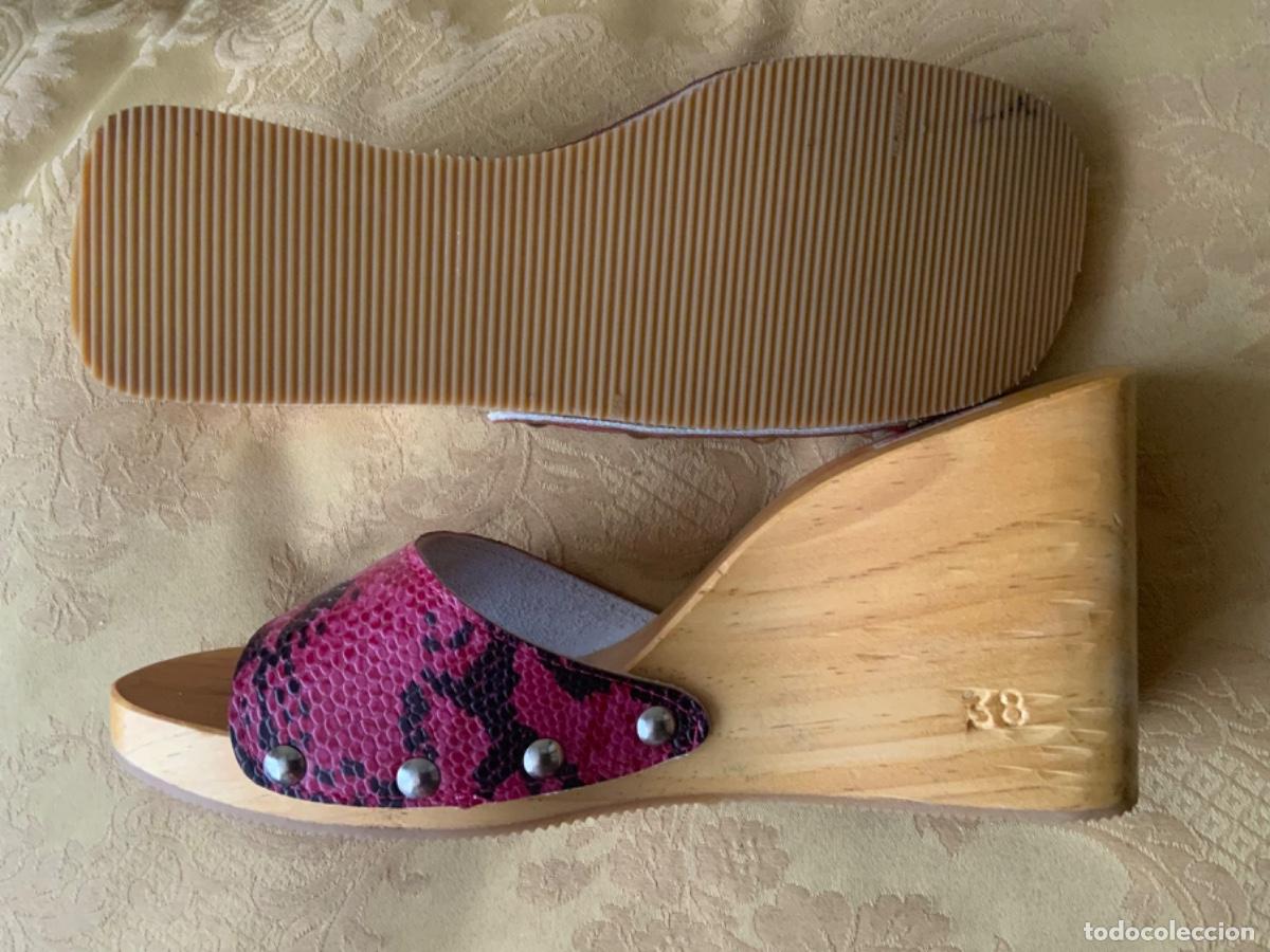 Segunda mano: ZAPATOS DE MADERA TALLA 38 MARCA BLANCO - Foto 9