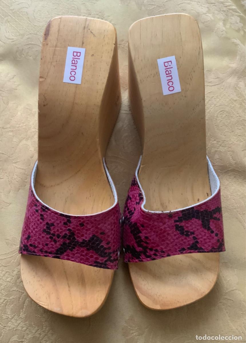 Segunda mano: ZAPATOS DE MADERA TALLA 38 MARCA BLANCO - Foto 10