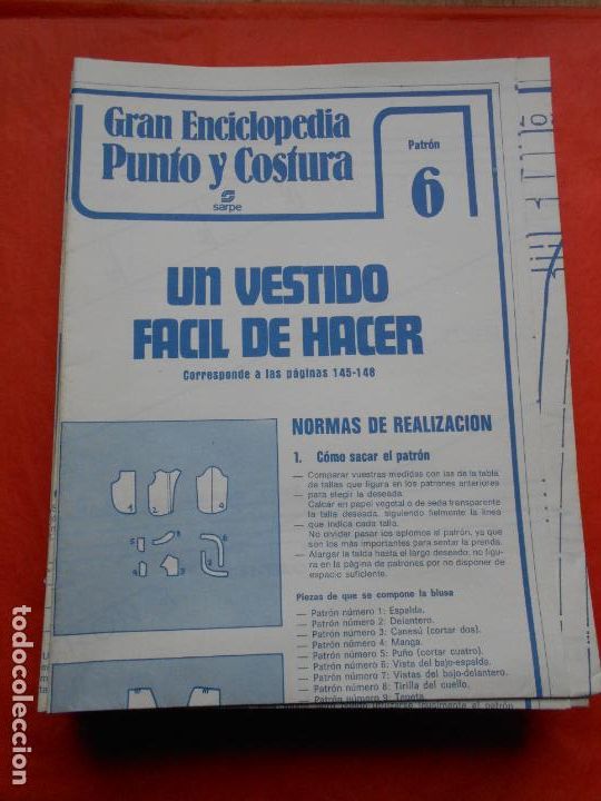 Segunda mano: PATRON 1 VESTIDO FACIL DE HACER - Foto 1