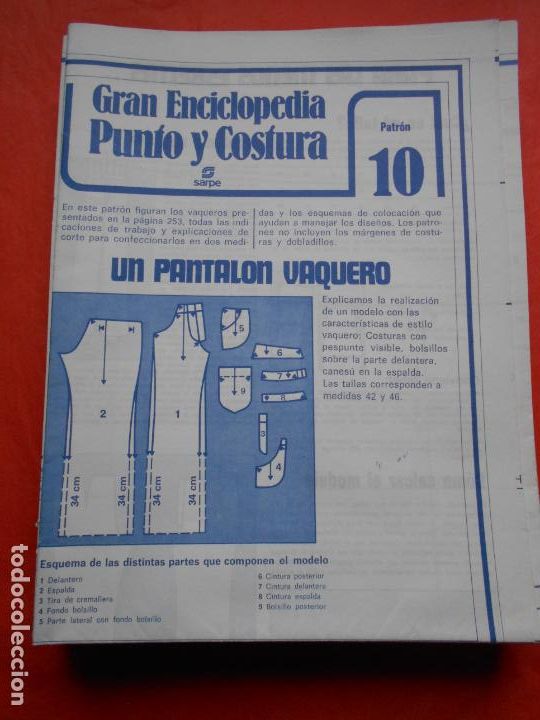 Segunda mano: PATRON UN PANTALON VAQUERO - Foto 1