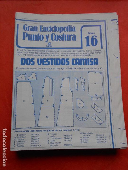 Segunda mano: PATRON 2 VESTIDOS CAMISA - Foto 1