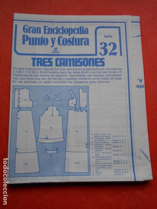 Segunda mano: PATRON 3 CAMISONES - Foto 1