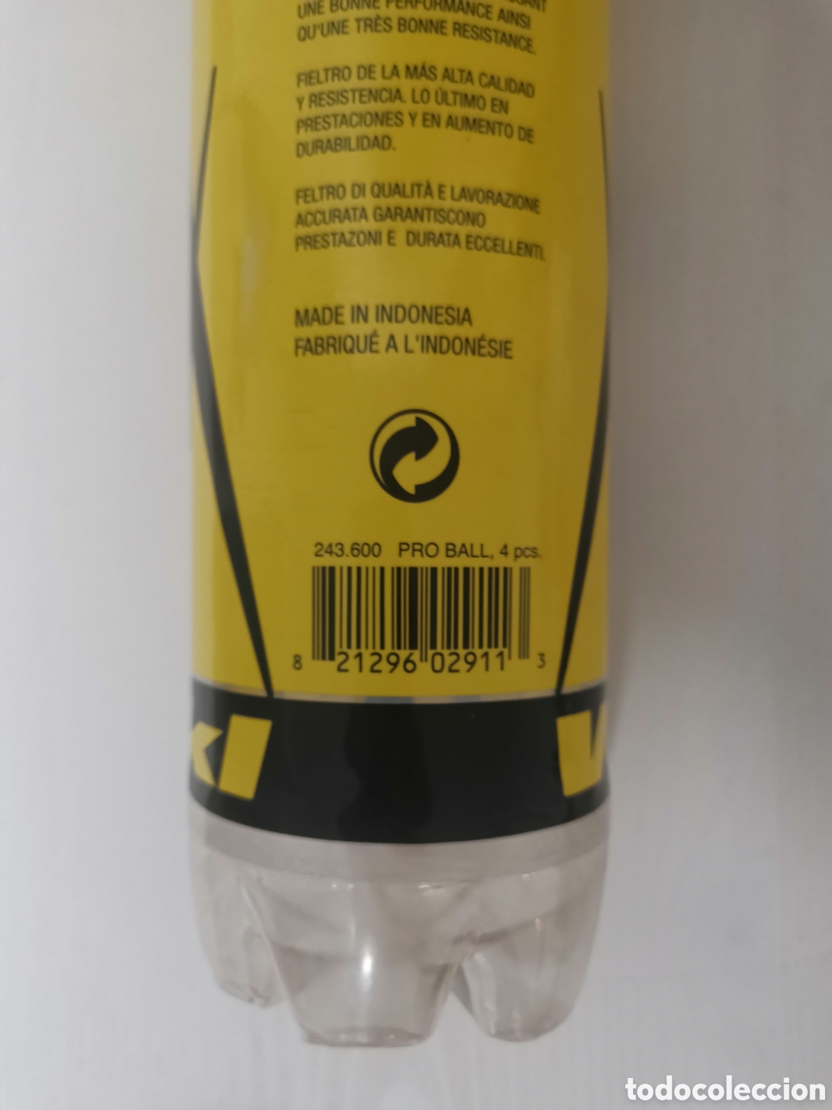 Segunda mano: Bote bolas Volkl vac&iacute;o antiguo - Foto 2