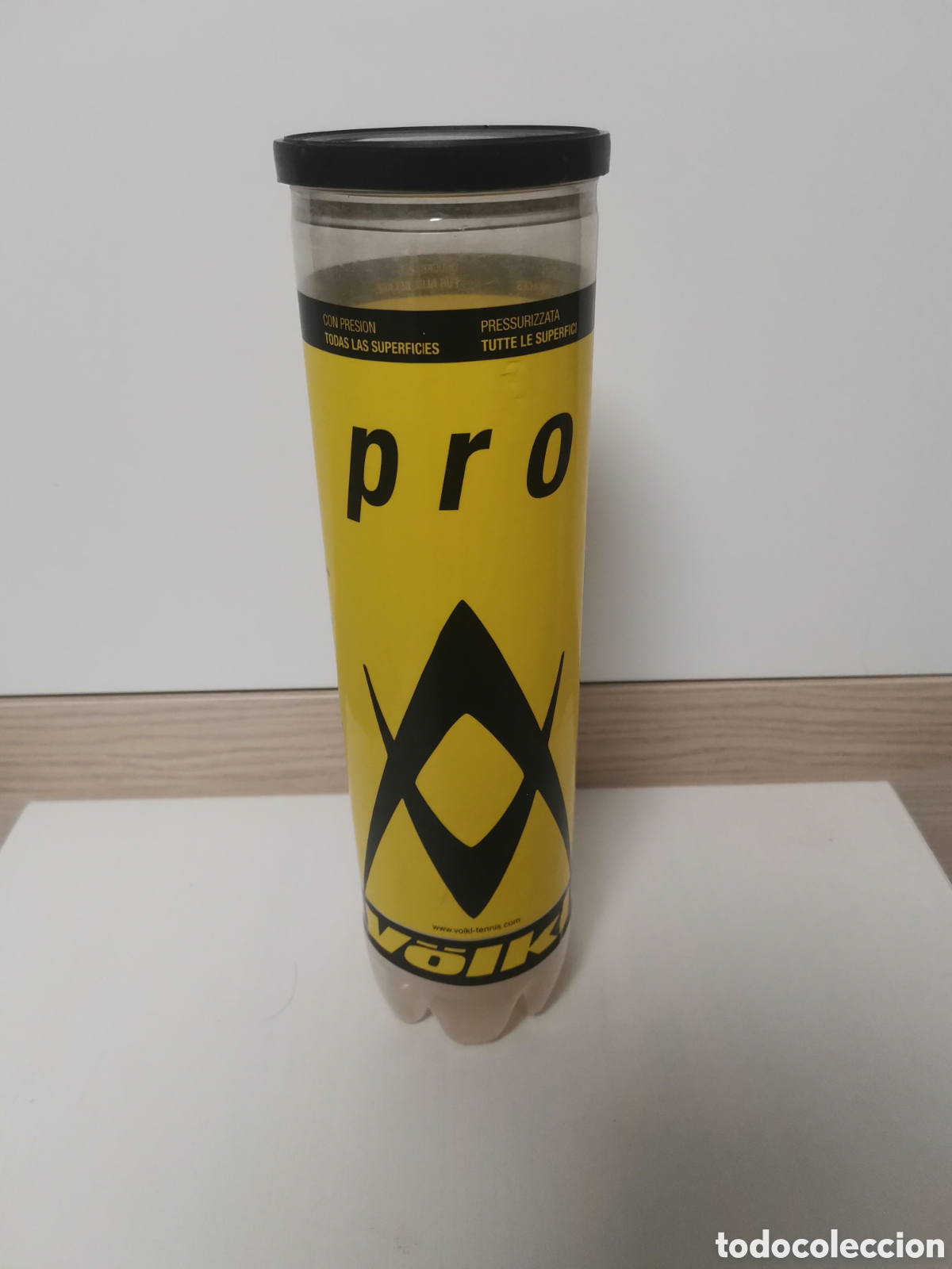 Segunda mano: Bote bolas Volkl vac&iacute;o antiguo - Foto 1