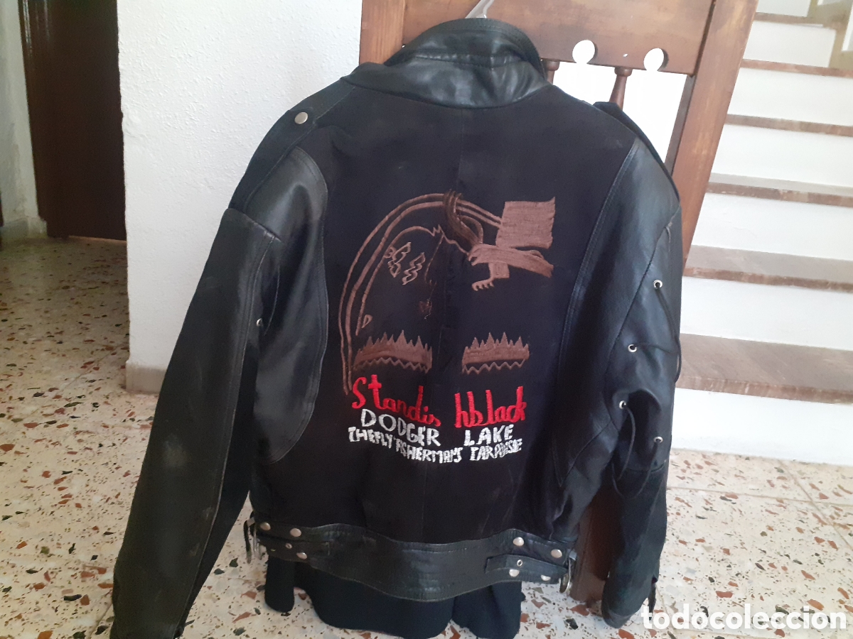 Segunda mano: Chaqueta de cuero rock - Foto 3