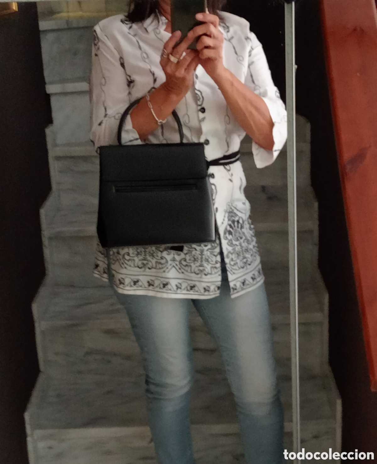 Segunda mano: Elegante bolso Loewe negro - Foto 13